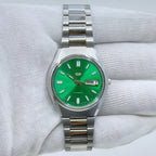 Seiko 5 Automatic – Green Dial Vintage Style Day-Date Men’s Watch