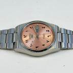 Vintage Seiko 5 - Automatic Salmon Arabic Dial - Day/Date Japanese