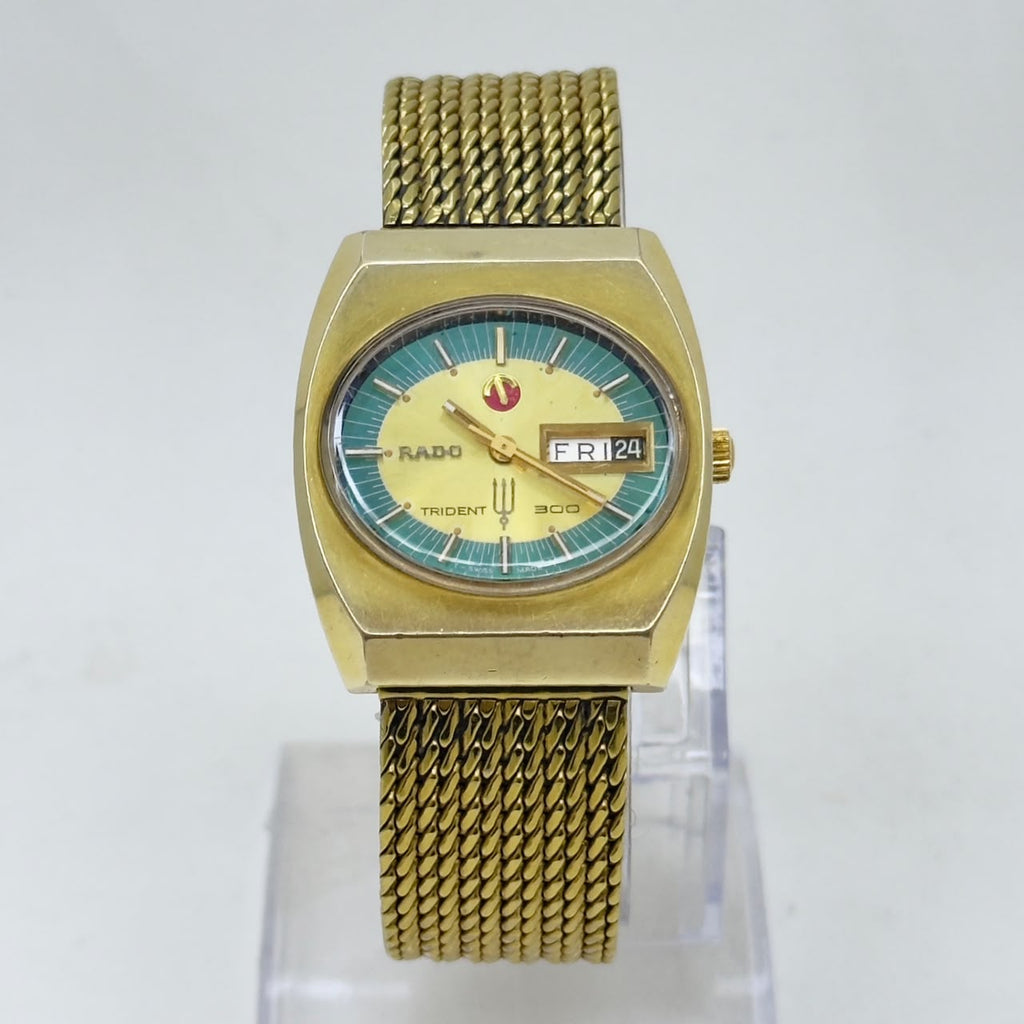 Vintage Rado Trident 300 Automatic Men's Watch Swiss Made