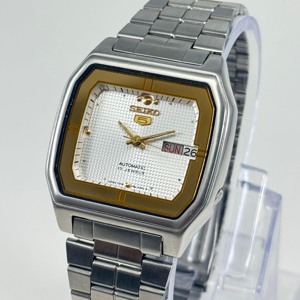 Vintage Seiko 5 Automatic Men's Watch 17 Jewels Cal. 7009 Japan