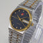 Vintage Rado Voyager Black Diamond Dial Two-Tone Rare Automatic Watch, Swiss