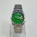 Seiko 5 -  Automatic Watch 21 Jewels  Green Dial Vintage Style Mod