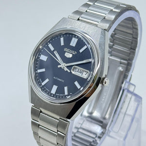 Seiko 5 Automatic – Black Dial Vintage Style Day-Date Men’s Watch