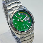 Seiko 5 -  Automatic Watch 21 Jewels  Green Dial Vintage Style Mod